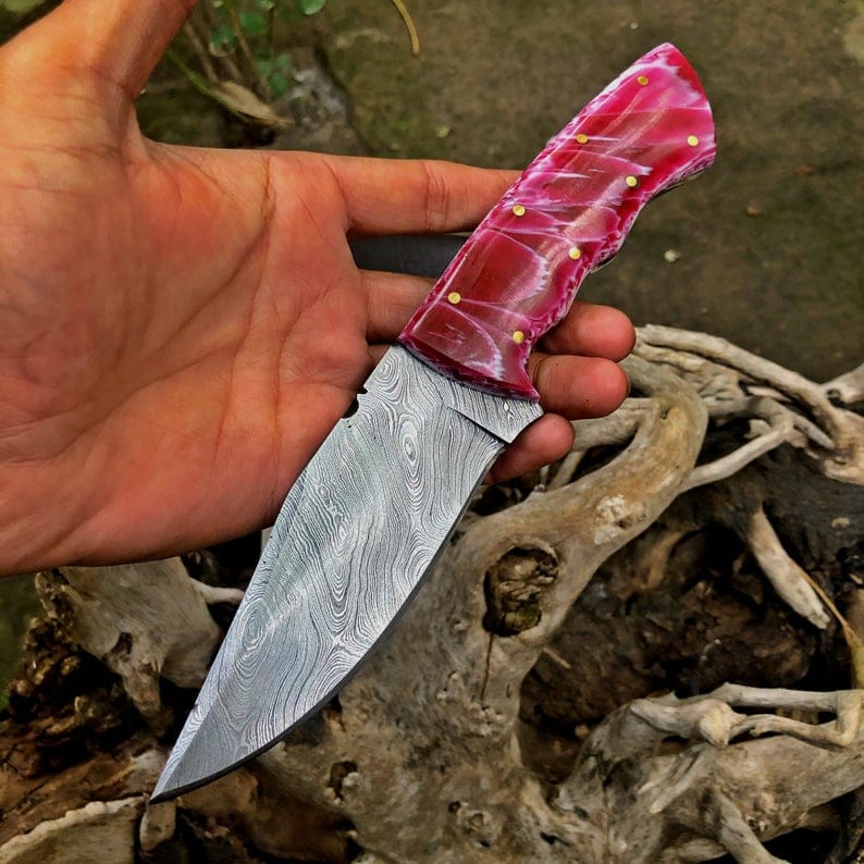 KBS Knives Store Hunting Knives Damascus Steel Hunting Skinning Knife