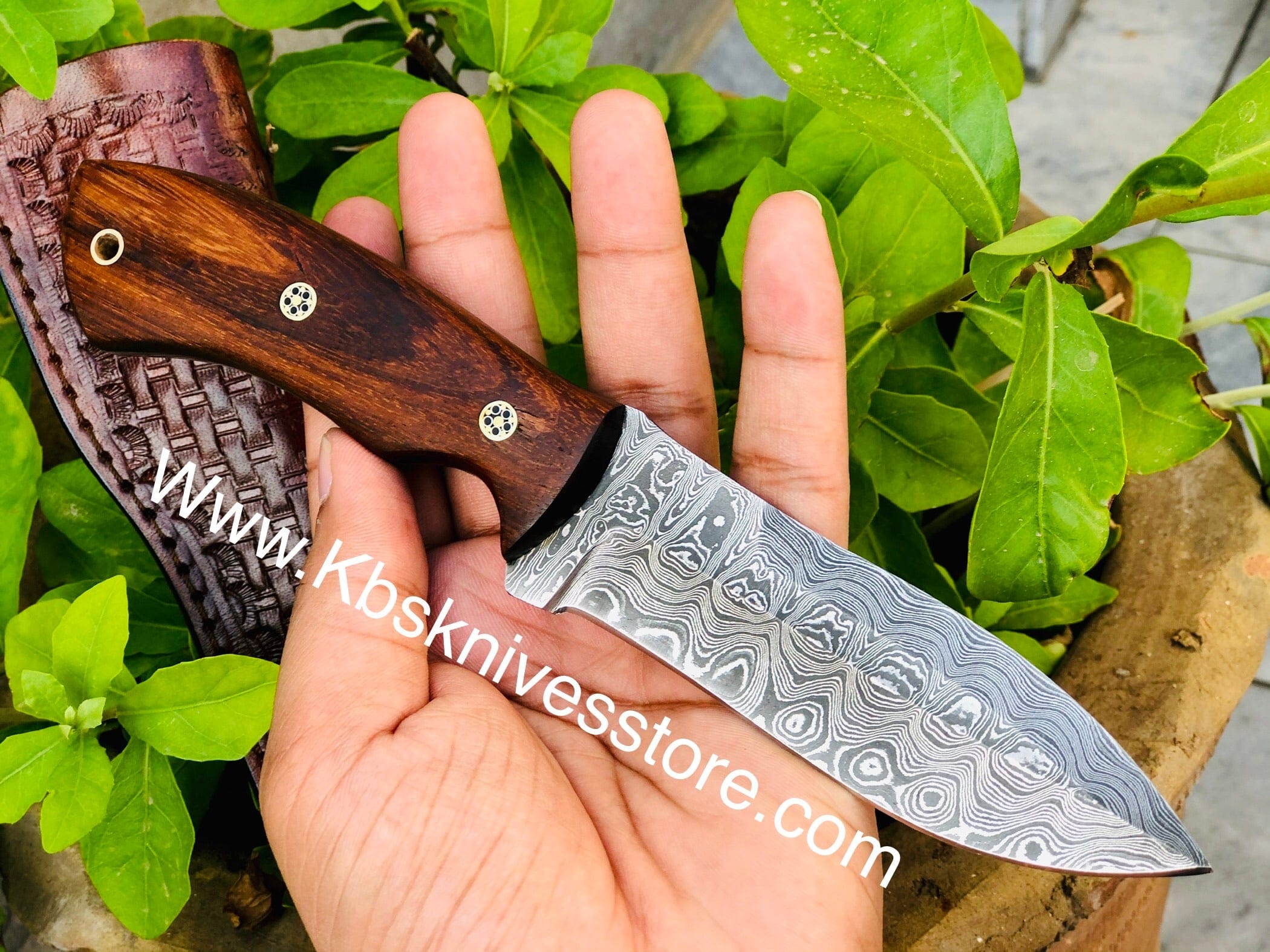 KBS Knives Store Hunting Knives Damascus Wild Hunting Knife