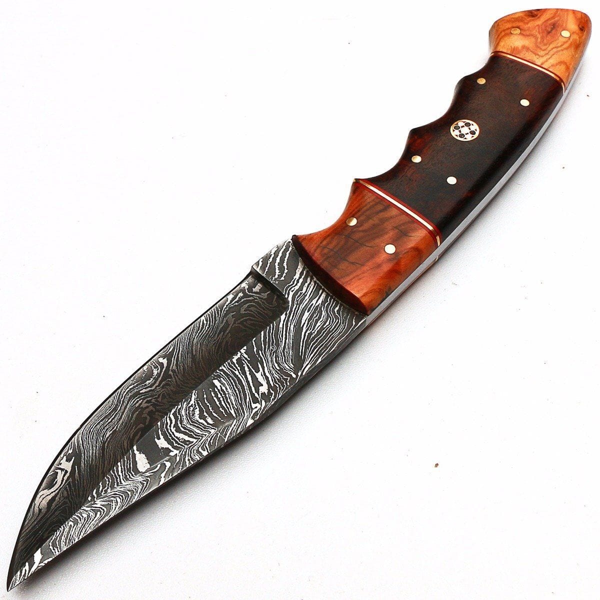 KBS Knives Store Hunting Knives Full Tang Custom Handmade Damascus Steel Hunting Skinning Knife