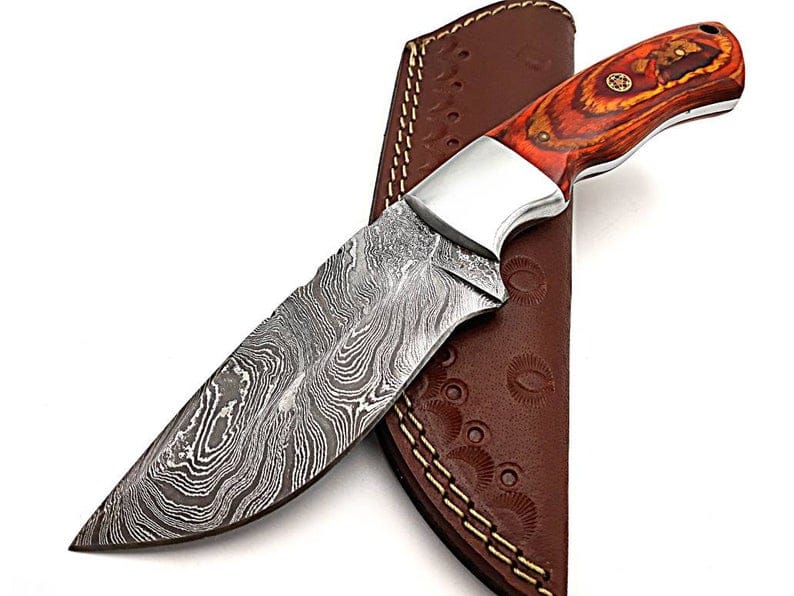 KBS Knives Store Hunting Knives Full Tang Damascus Hunting Knife
