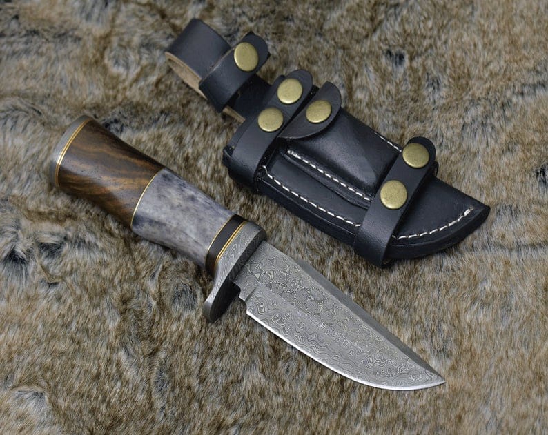 KBS Knives Store Hunting Knives Raindrop Damascus Hunting Knife