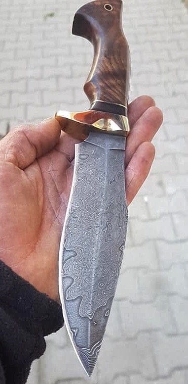 KBS Knives Store Hunting Knives WILD HUNTER DAMASCUS KNIFE
