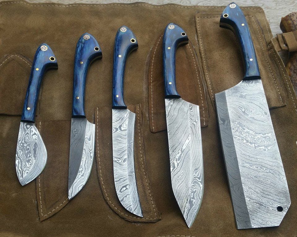 KBS Knives Store Hunting Set Damascus kitchen/outdoor Hunting Set