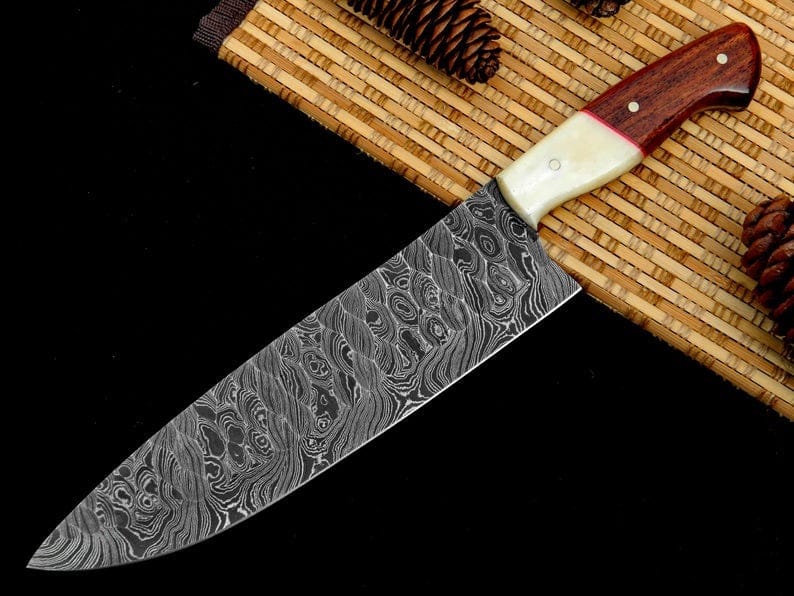KBS Knives Store Kitchen Knives Set Custom Forged Damascus Chef Knife
