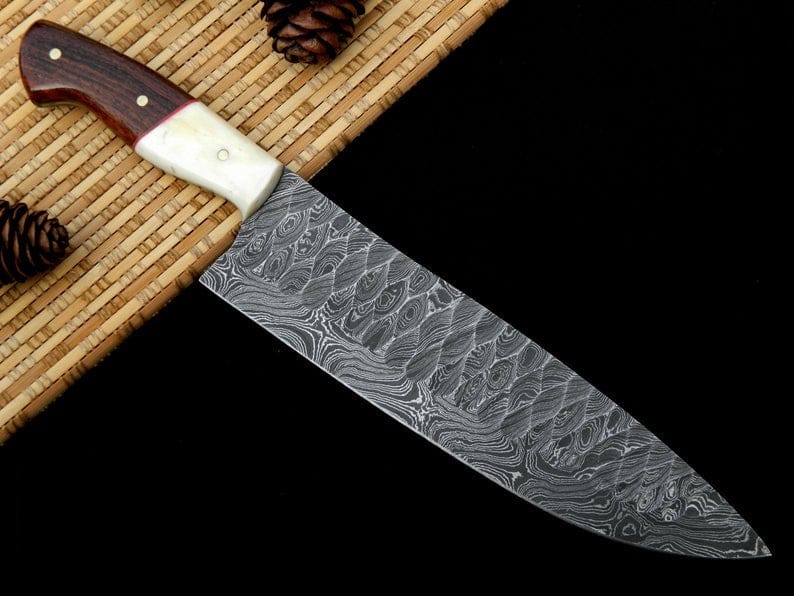 KBS Knives Store Kitchen Knives Set Custom Forged Damascus Chef Knife