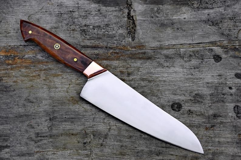 KBS Knives Store Kitchen Knives Set Custom Handmade D2 Steel Knife – Heat Treated Professional Chef’s Blade