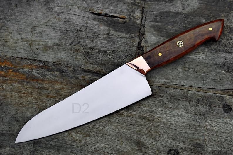 KBS Knives Store Kitchen Knives Set Custom Handmade D2 Steel Knife – Heat Treated Professional Chef’s Blade