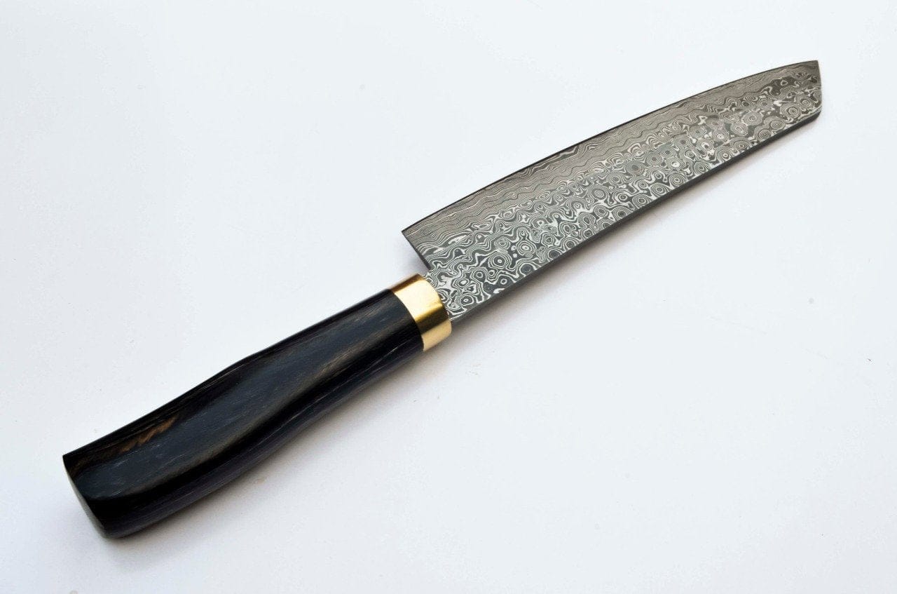 KBS Knives Store Kitchen Knives Set Custom Handmade Raindrop Damascus Steel Chef Knife