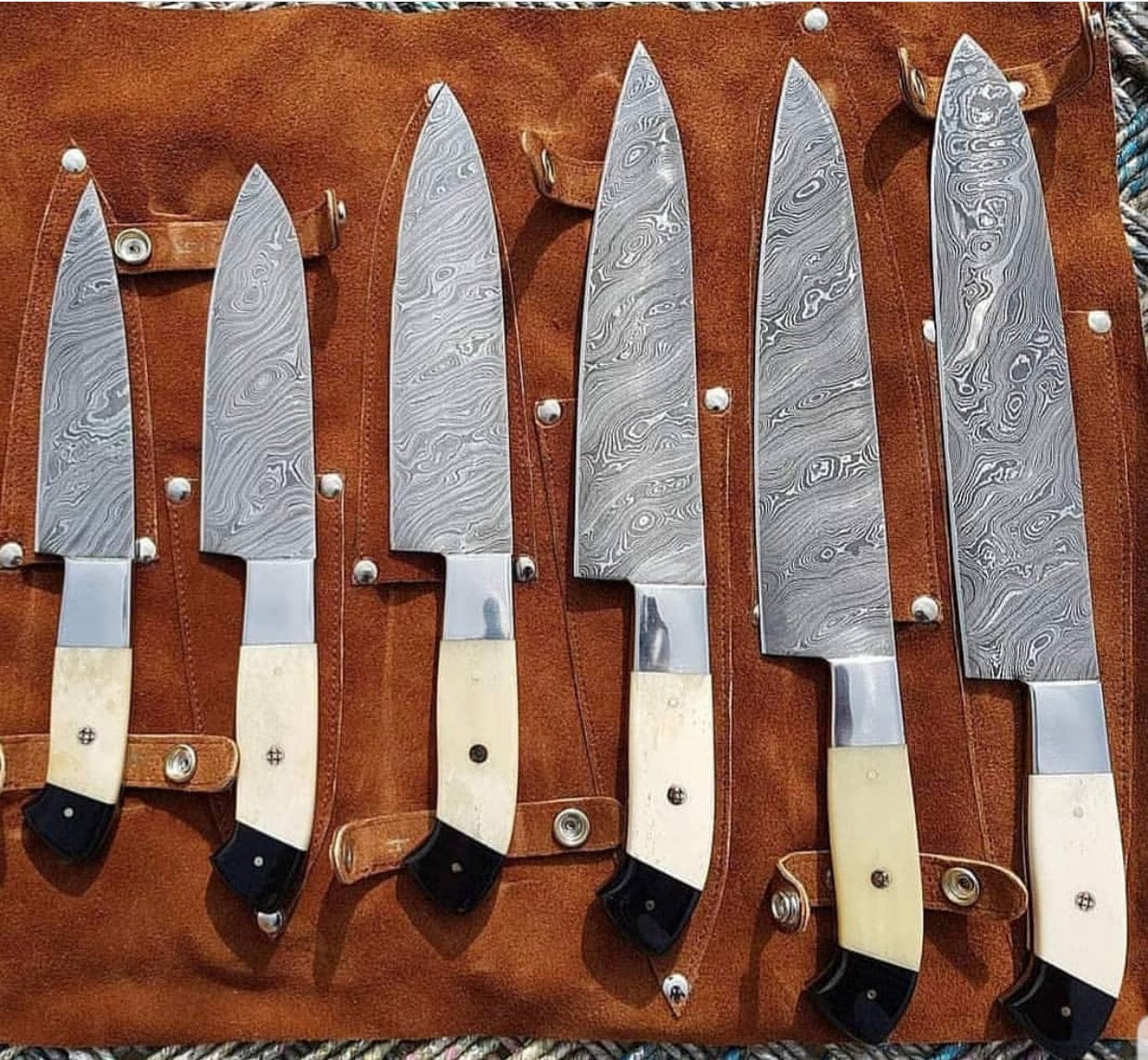 KBS Knives Store Kitchen Knives Set Damascus Kitchen Knives Set