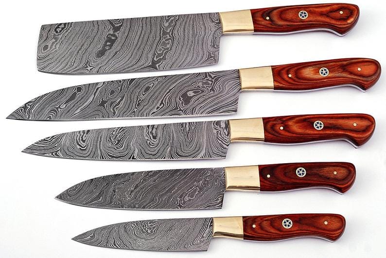 KBS Knives Store Kitchen Knives Set Damascus Kitchen Knives Set