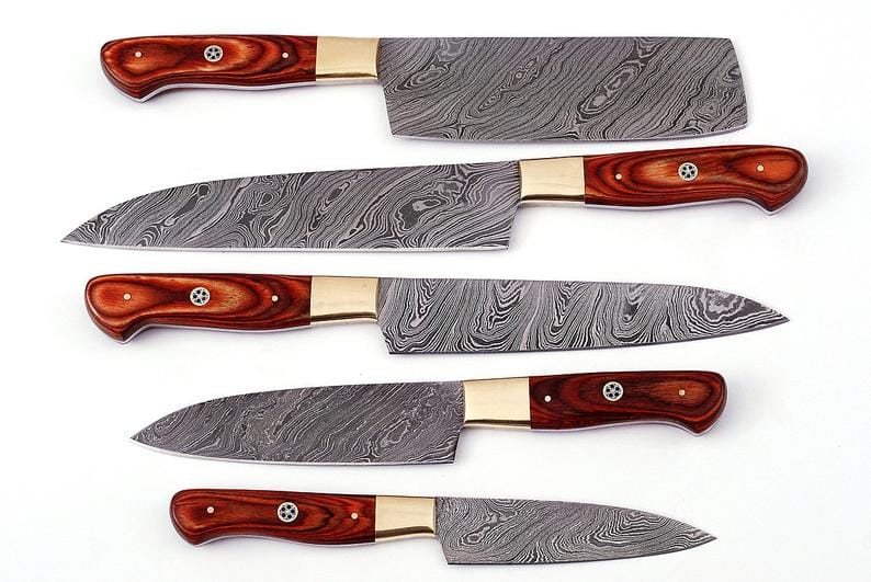 KBS Knives Store Kitchen Knives Set Damascus Kitchen Knives Set