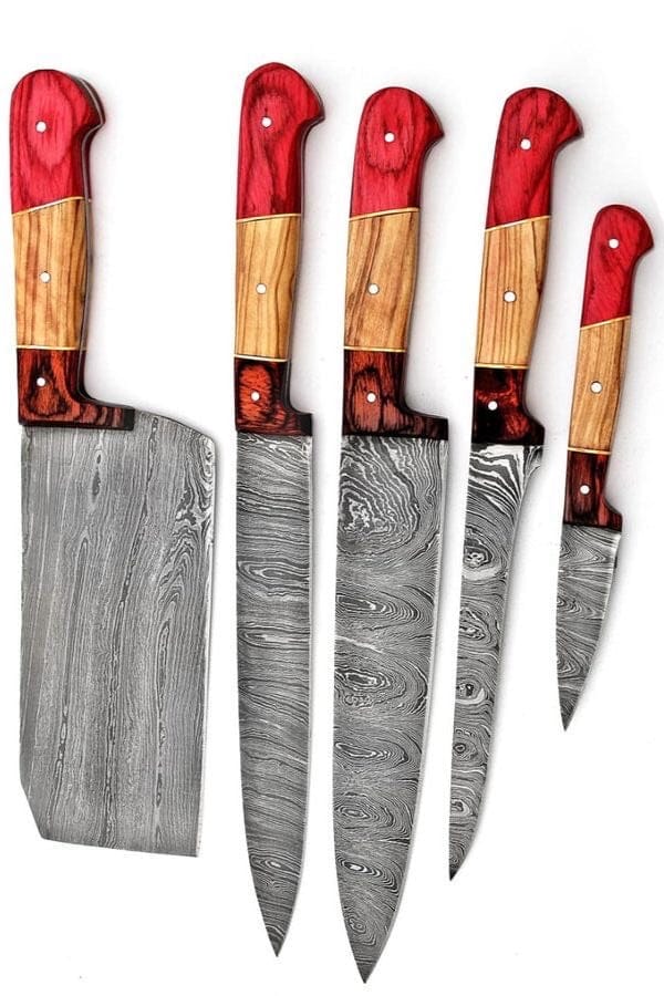 KBS Knives Store Kitchen Knives Set Damascus Kitchen knives Set