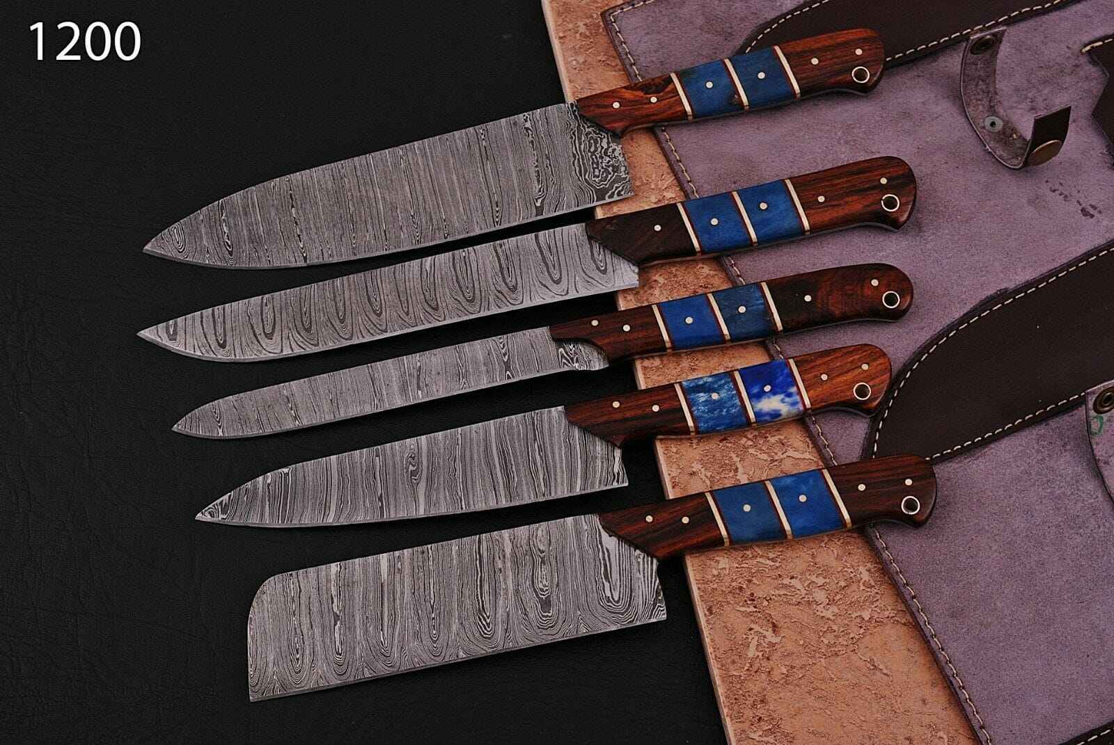 KBS Knives Store Kitchen Knives Set Damascus Kitchen Knives Set