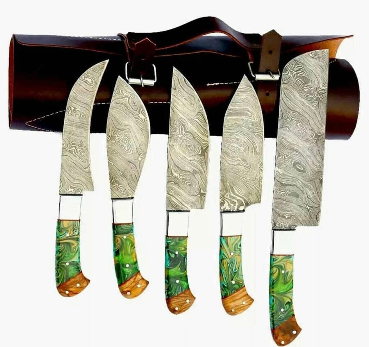 KBS Knives Store Kitchen Knives Set Damascus Kitchen Set