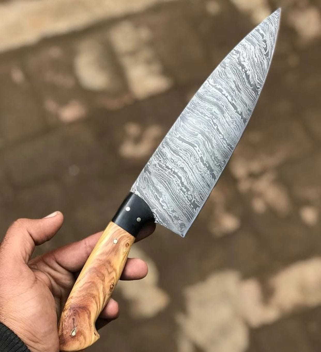 KBS Knives Store Kitchen Knives Set Damascus Steel Chef Knife