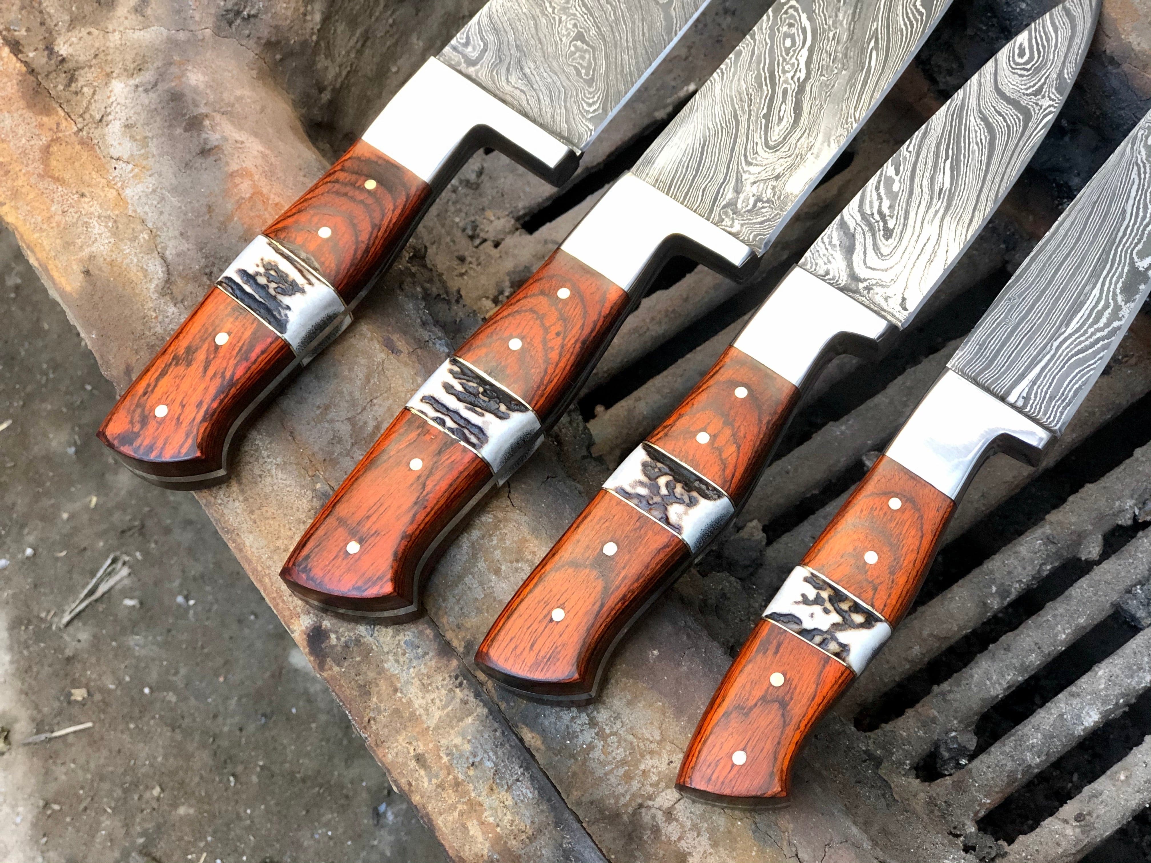 KBS Knives Store Kitchen Knives Set Damascus Steel Kitchen Knives Set