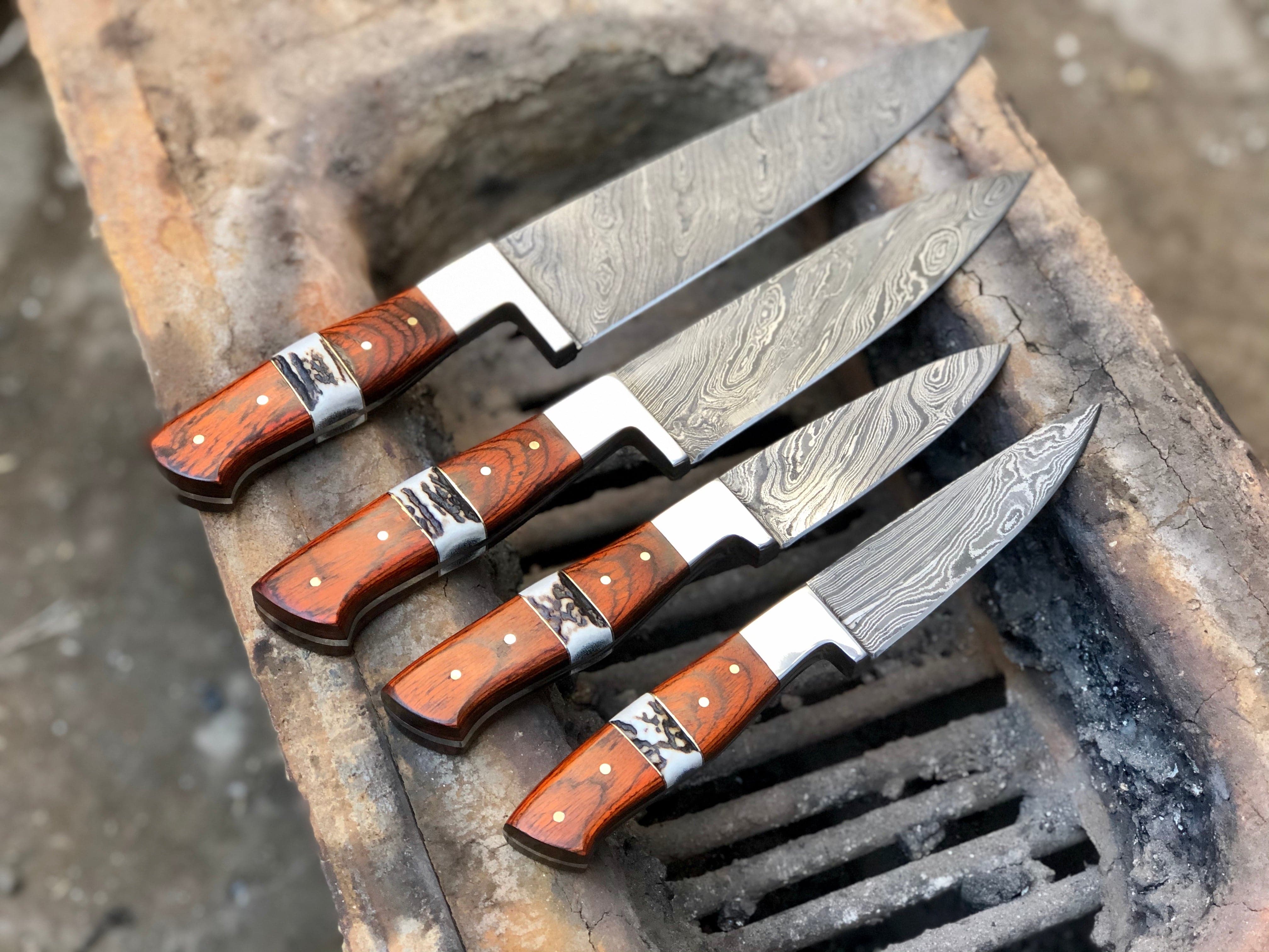 KBS Knives Store Kitchen Knives Set Damascus Steel Kitchen Knives Set