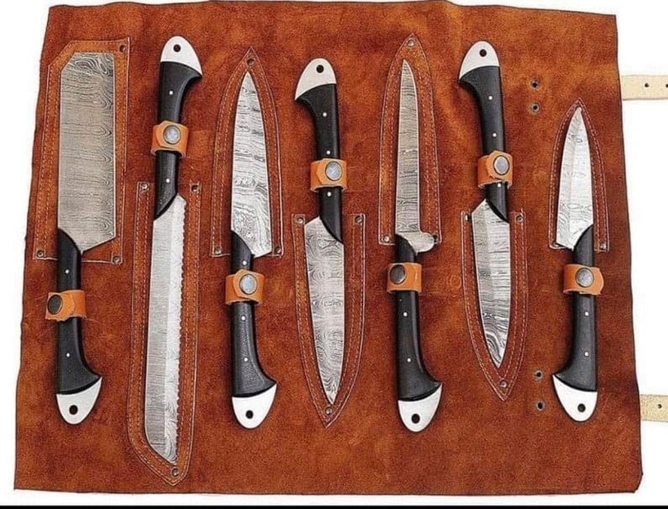 KBS Knives Store Kitchen Knives Set Damascus steel kitchen Knives Set