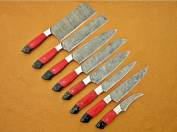 KBS Knives Store Kitchen Knives Set Damascus Steel Kitchen Set