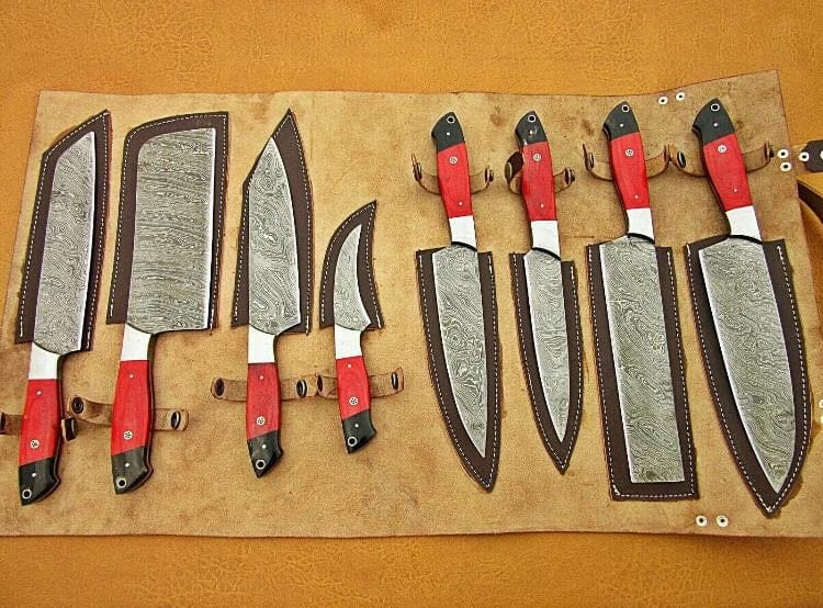 KBS Knives Store Kitchen Knives Set Damascus Steel Kitchen Set