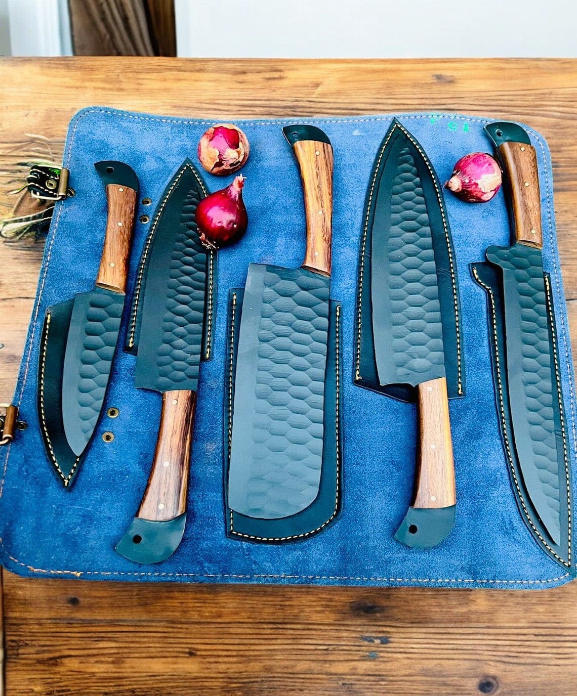 KBS Knives Store Kitchen Knives Set Premium Handmade Chef Knife Set - Hand-Forged Stainless Steel
