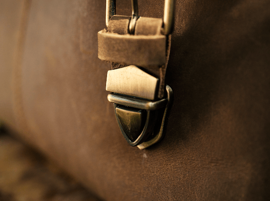 KBS Knives Store Knives Crazy Horse Leather Messenger Bag