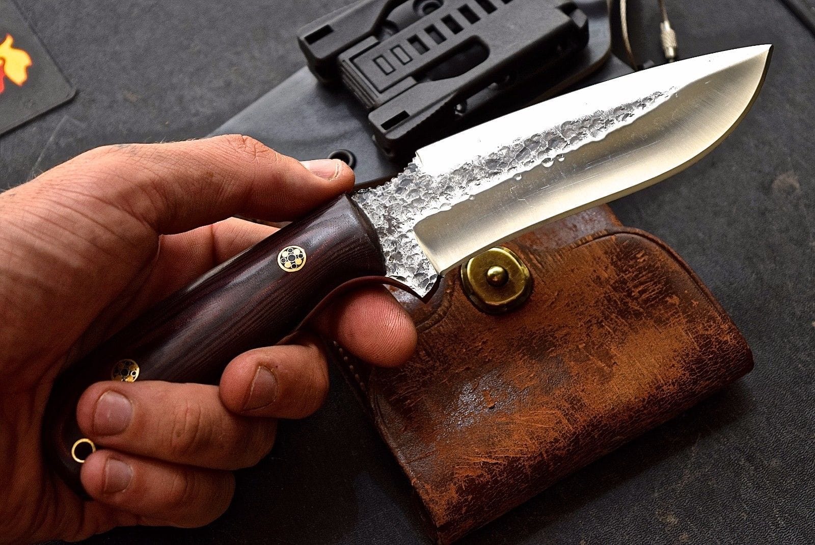KBS Knives Store Knives Custom 1095 Hand Forged Handmade  Hunter Knife