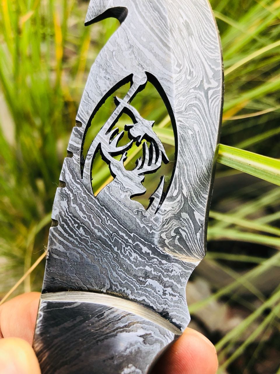 KBS Knives Store Knives Custom Handmade Damascus steel guthook knives