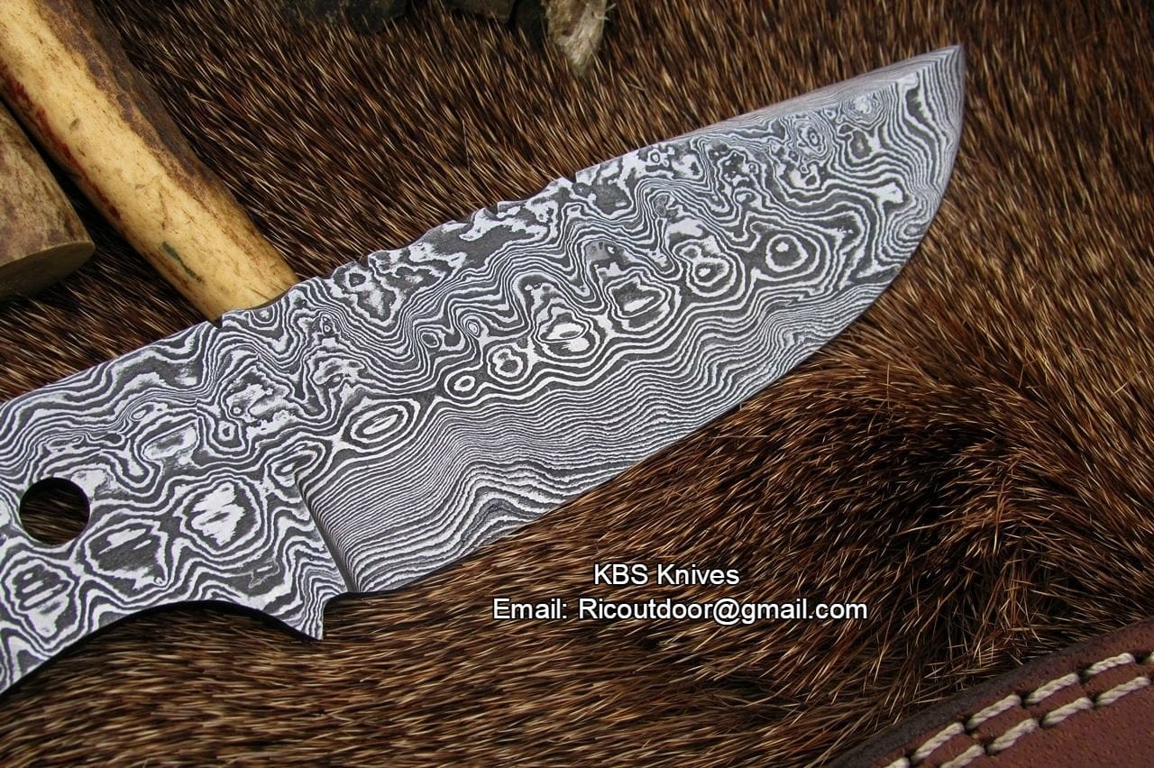 KBS Knives Store Knives Damascus Blank Blade