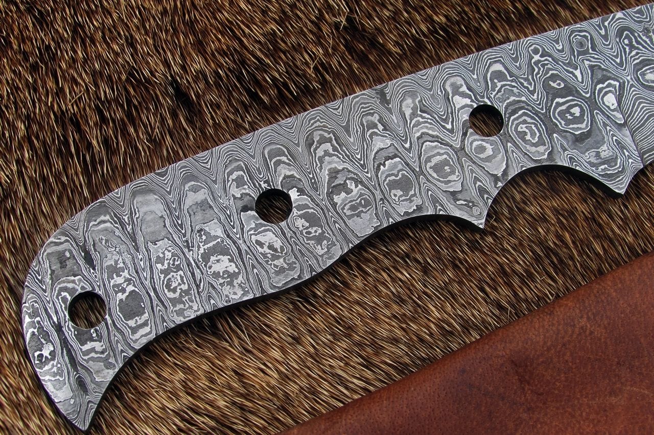 KBS Knives Store Knives Damascus Blank Blade