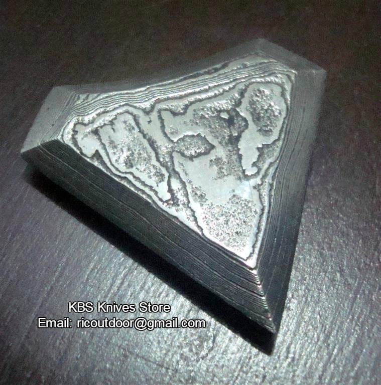 KBS Knives Store Knives Damascus Diamond Pendant