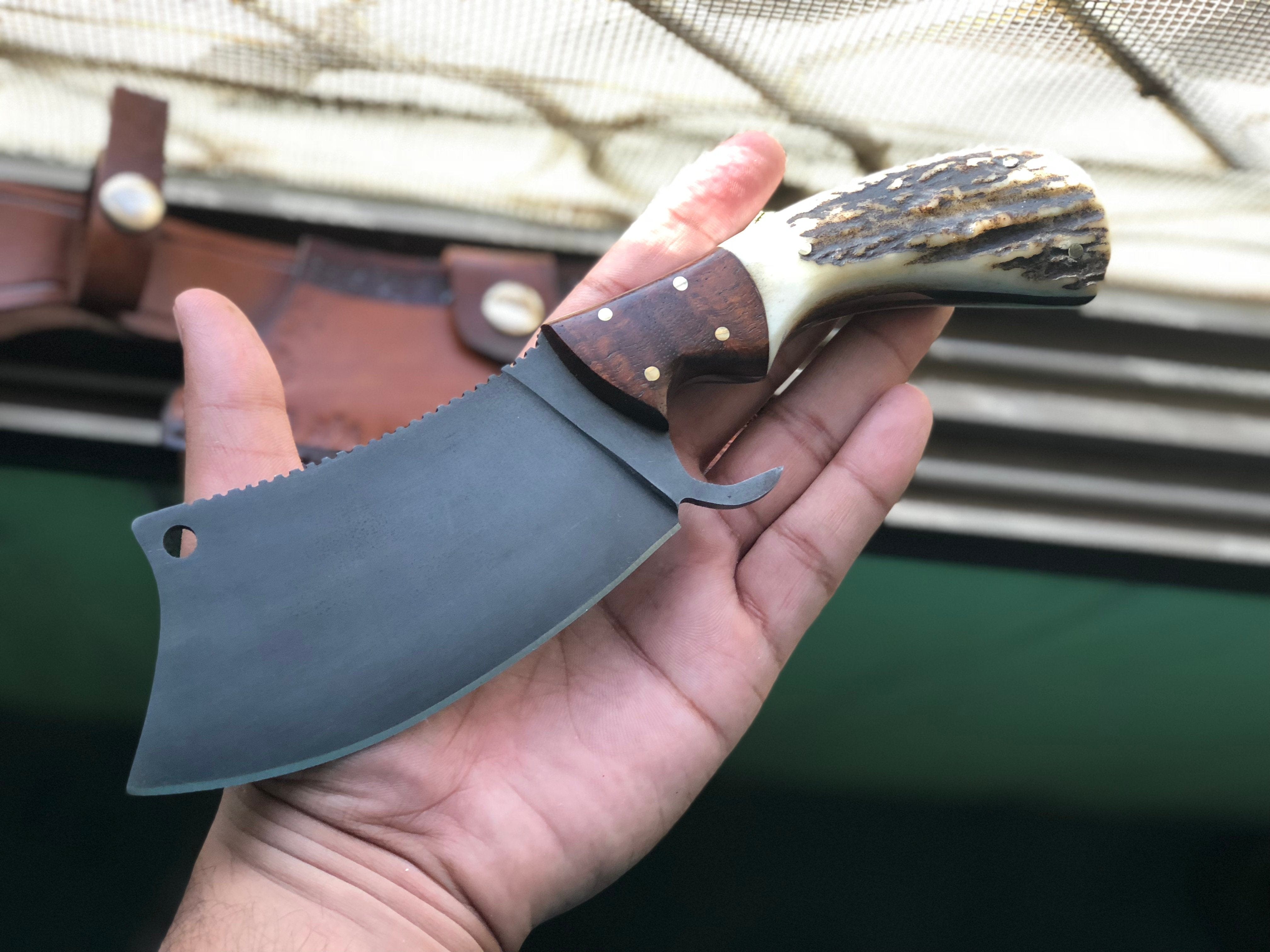 KBS Knives Store Knives Full Tang Custom Handmade 1095 EDC Cleaver Knife