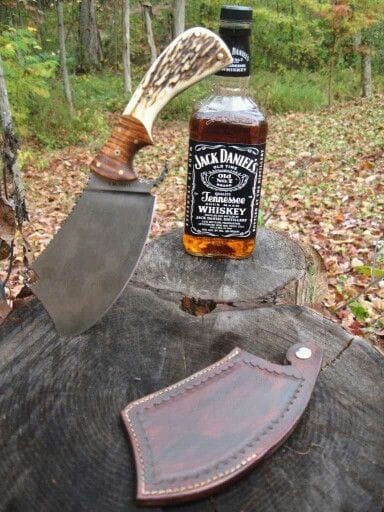 KBS Knives Store Knives Full Tang Custom Handmade 1095 Steel Heavy Duty EDC Cleaver Knife