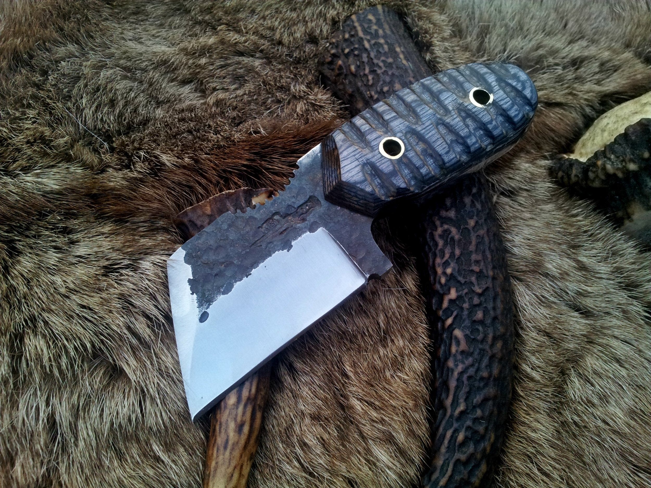 KBS Knives Store Knives Hand Forge Tanto Neck Knife