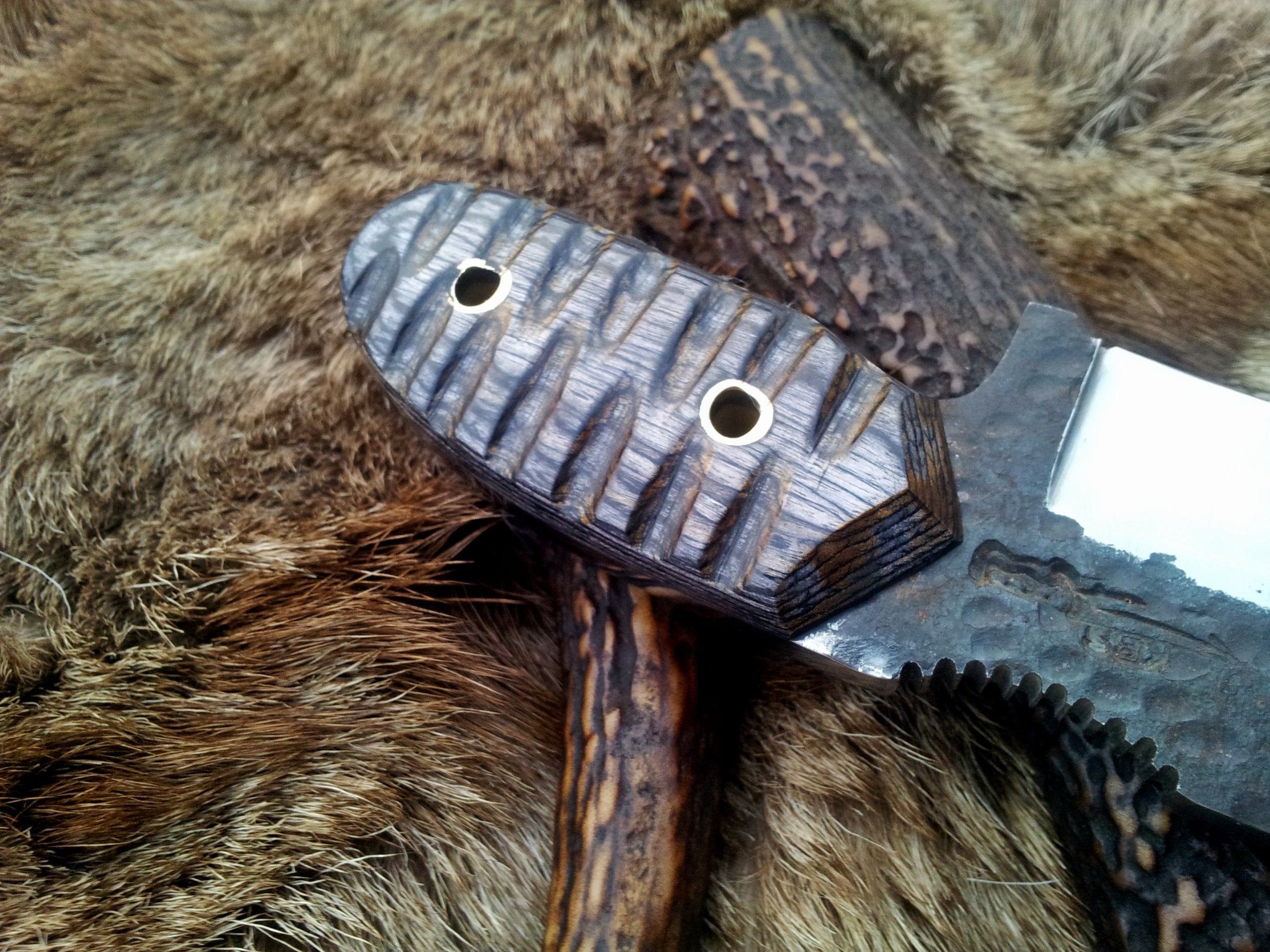 KBS Knives Store Knives Hand Forge Tanto Neck Knife