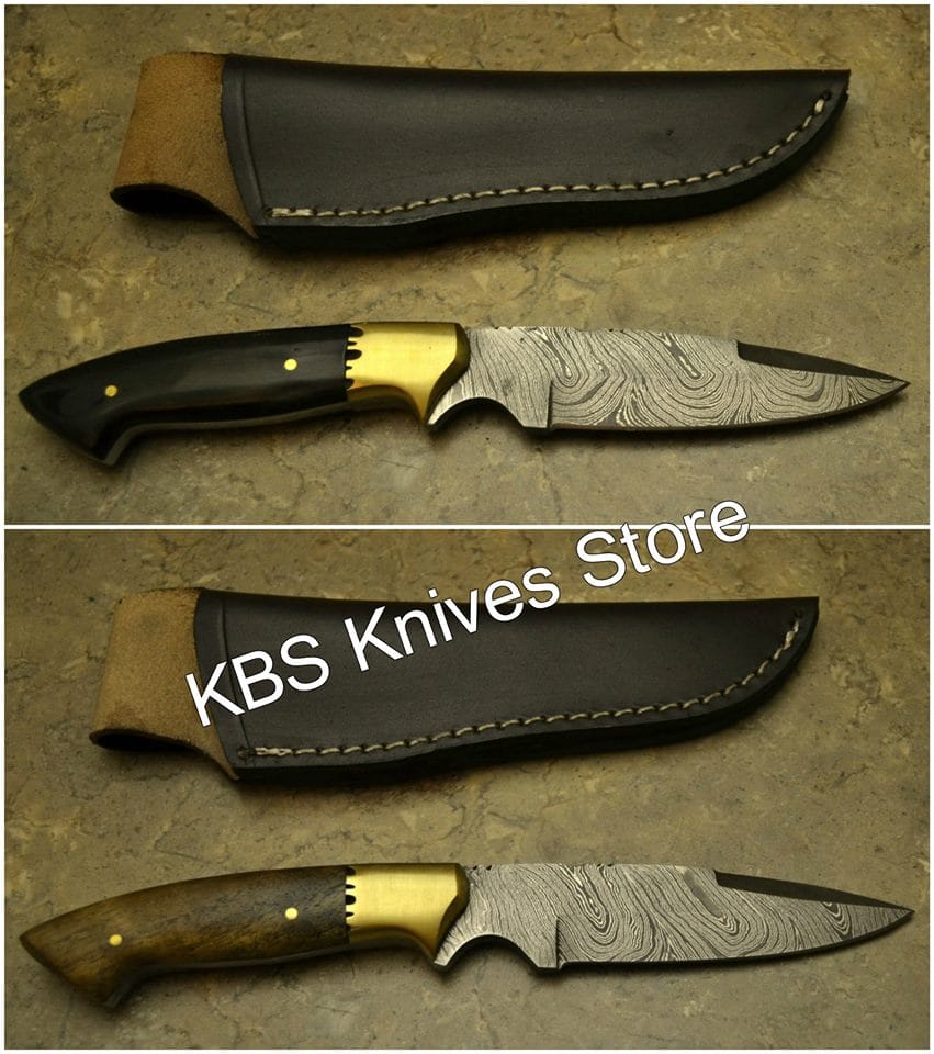 KBS Knives Store Knives Hand Made Damascus Twist Pattern Blade Knives