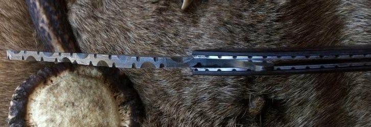KBS Knives Store Knives Luxury Antique Razor with Damascus Steel Blade and Exotic Pakka Wood, Brass Liner Handle - Includes Leather Case - Available Exclusively at KBS Knives Store