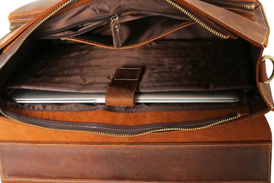 KBS Knives Store Leather Bag “The Lawyer” Messenger Bag