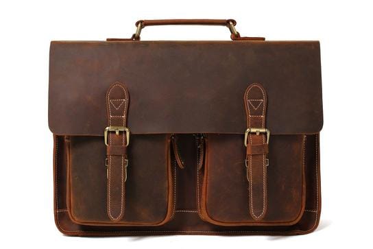 KBS Knives Store Leather Bag “The Lawyer” Messenger Bag