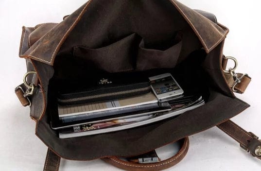KBS Knives Store Leather Bag Women’s Handmade Vintage Travel Bag