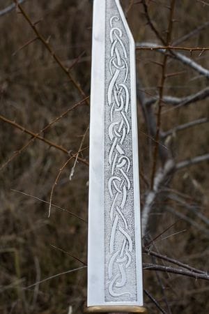 KBS Knives Store Seax Custom Handmade Viking Seax Knife with Leather Sheath