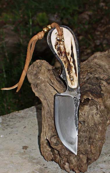 KBS Knives Store Skinner Knife Custom Hand Forged 1095 Steel Mini EDC Skinner Knife