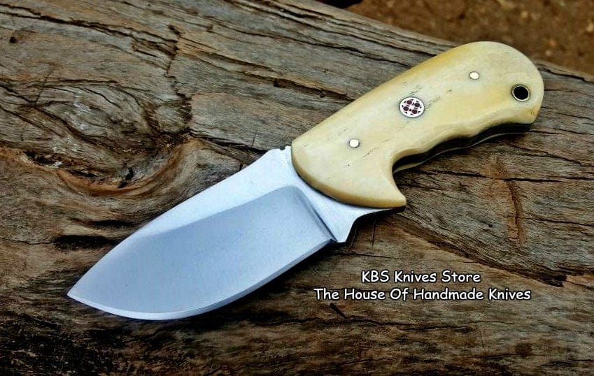 KBS Knives Store Skinner Knife Custom Handmade D2 Steel Blade EDC Skinner Knife