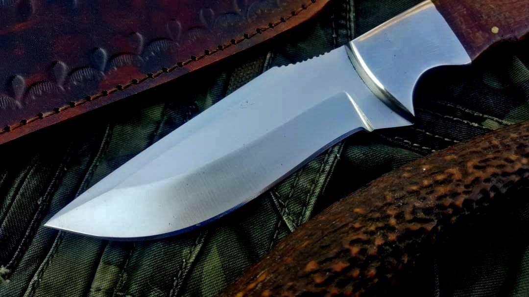KBS Knives Store Skinner Knife Custom Handmade D2 Tool Steel  Hunting Skinning Camping Knife
