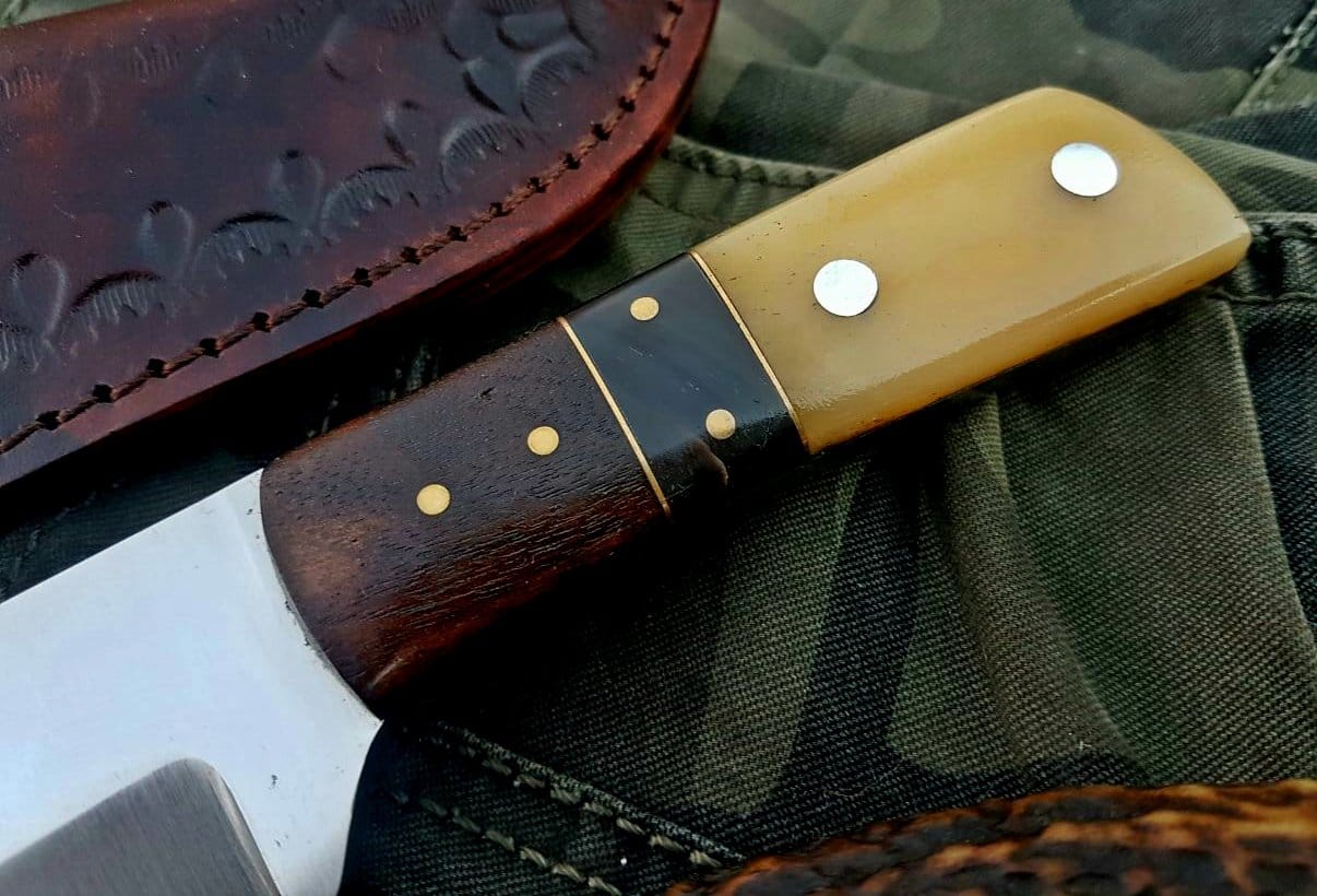 KBS Knives Store Skinner Knife Custom Handmade D2 Tool Steel Hunting Skinning Knife