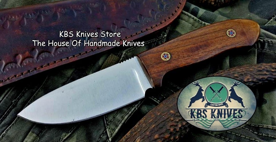 KBS Knives Store Skinner Knife Custom Handmade D2 Tool Steel Skinning Knife