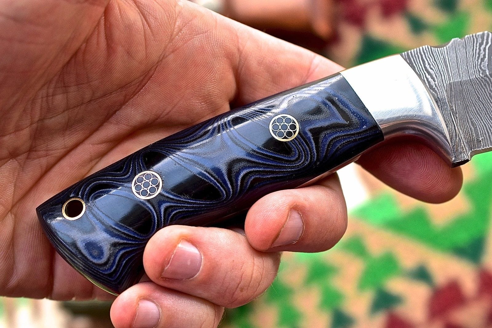 KBS Knives Store Skinner Knife Custom Handmade Damascus Bushcraft Hunting Skinning Skinner Micarta Knife