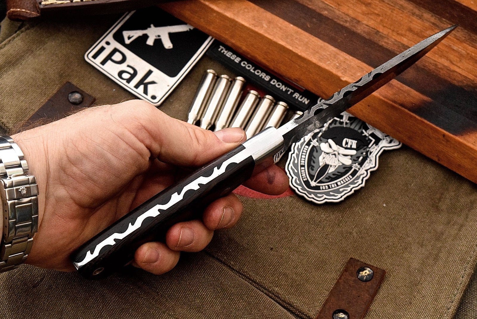 KBS Knives Store Skinner Knife Custom Handmade Damascus Steel Skinning/Camping/Hunting Knife