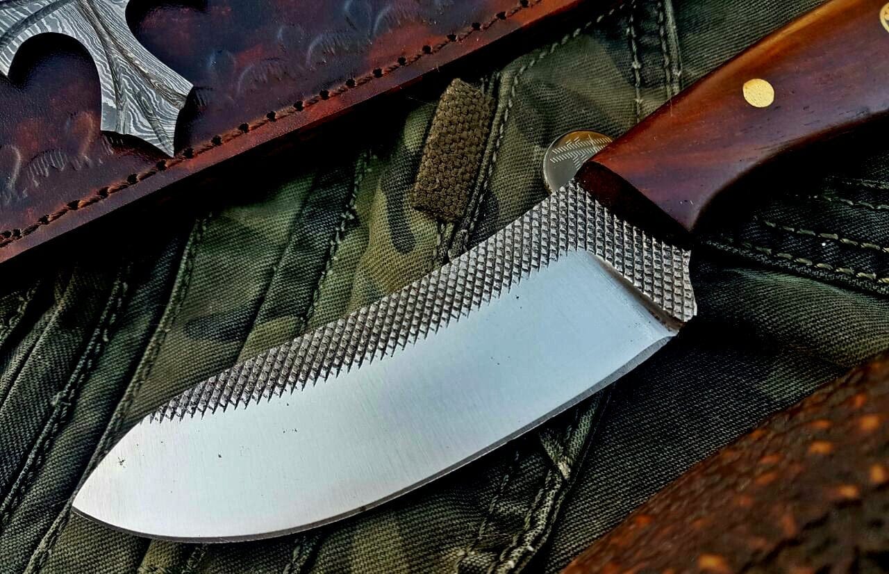 KBS Knives Store Skinner Knife Custom Handmade File Tool Steel Hunting Skinning Knife
