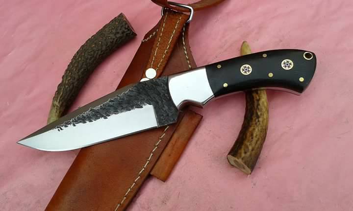 KBS Knives Store Skinner Knife Custom Handmade Hand Forged 1095 HC Steel Hunting Skinner EDC Knife